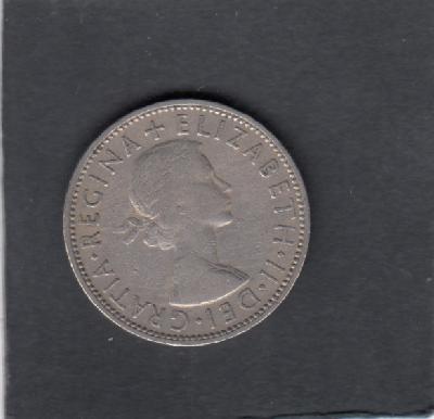Beschrijving: 2 Shillings  ELIZABETH II